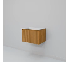 Тумба с раковиной Art Decco Elizabeth AEL06W11S200, 60 см, белый дуб