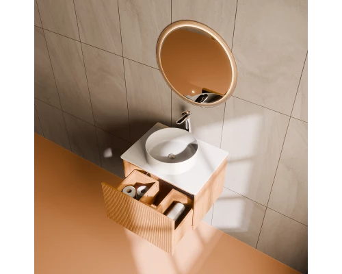 Комплект мебели Art Decco Elizabeth AEL06W11S3MF, 60 см, белый дуб