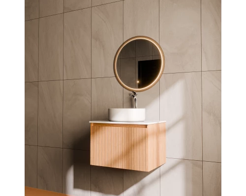 Комплект мебели Art Decco Elizabeth AEL06W11S3MF, 60 см, белый дуб