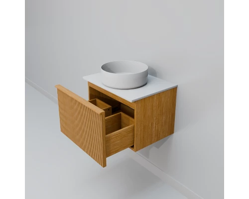 Тумба с раковиной Art Decco Andy AAN06W11S300, 60 см, белый дуб