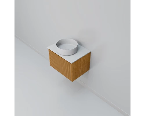 Тумба с раковиной Art Decco Elizabeth AEL06W11S300, 60 см, белый дуб