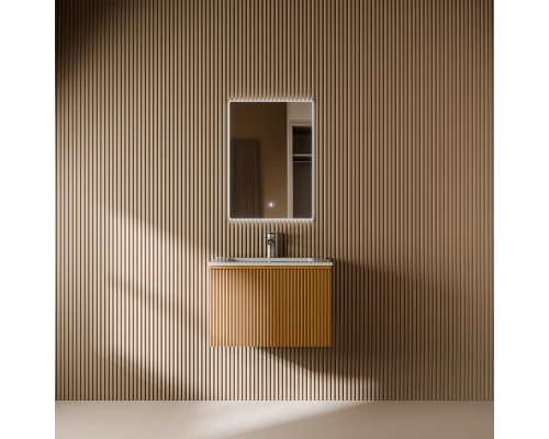 Тумба с раковиной Art Decco Andy AAN06W11S100, 60 см, белый дуб