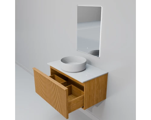 Комплект мебели Art Decco Andy AAN08W11S3M0, 80 см, белый дуб