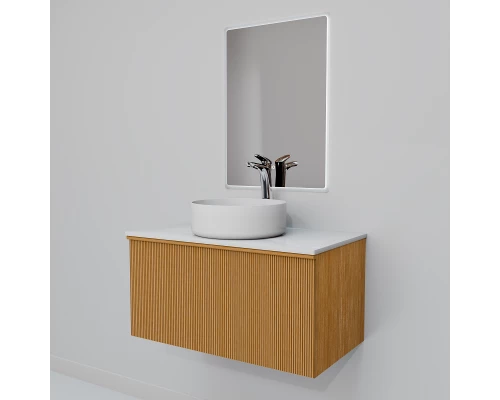 Комплект мебели Art Decco Andy AAN08W11S3MF, 80 см, белый дуб