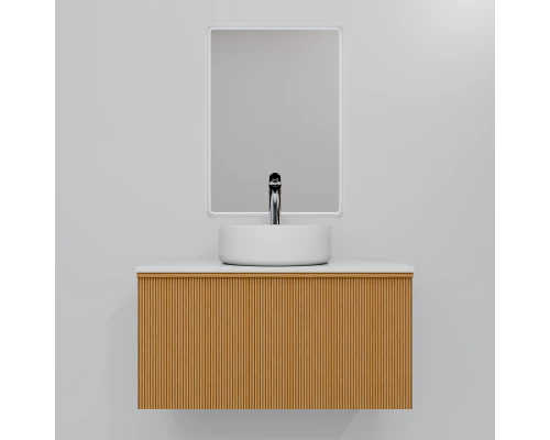 Комплект мебели Art Decco Andy AAN08W11S3MF, 80 см, белый дуб