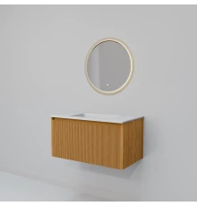 Комплект мебели Art Decco Elizabeth AEL08W11S2M0, 80 см, белый дуб