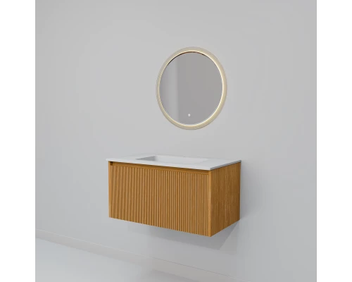 Комплект мебели Art Decco Elizabeth AEL08W11S2M0, 80 см, белый дуб