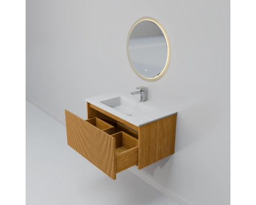 Комплект мебели Art Decco Elizabeth AEL08W11S2M0, 80 см, белый дуб