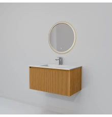 Комплект мебели Art Decco Elizabeth AEL08W11S2MF, 80 см, белый дуб