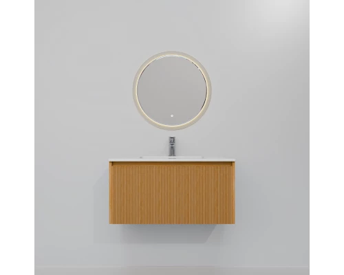 Комплект мебели Art Decco Elizabeth AEL08W11S2MF, 80 см, белый дуб