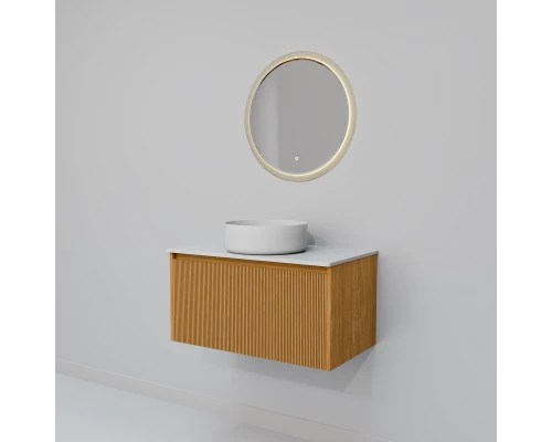 Комплект мебели Art Decco Elizabeth AEL08W11S3M0, 80 см, белый дуб