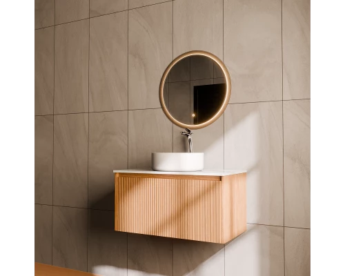 Комплект мебели Art Decco Elizabeth AEL08W11S3M0, 80 см, белый дуб