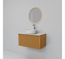 Комплект мебели Art Decco Elizabeth AEL08W11S3MF, 80 см, белый дуб