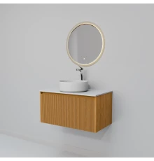 Комплект мебели Art Decco Elizabeth AEL08W11S3MF, 80 см, белый дуб