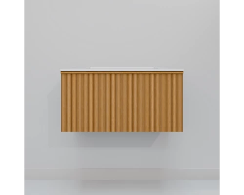 Тумба с раковиной Art Decco Andy AAN08W11S100, 80 см, белый дуб