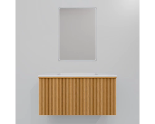 Тумба с раковиной Art Decco Andy AAN08W11S100, 80 см, белый дуб