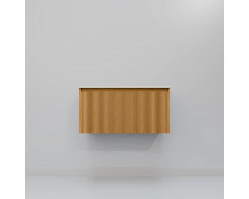 Тумба с раковиной Art Decco Elizabeth AEL08W11S100, 80 см, белый дуб