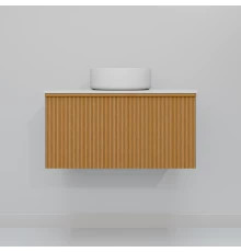 Тумба с раковиной Art Decco Andy AAN08W11S300, 80 см, белый дуб