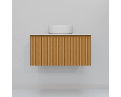 Тумба с раковиной Art Decco Andy AAN08W11S300, 80 см, белый дуб