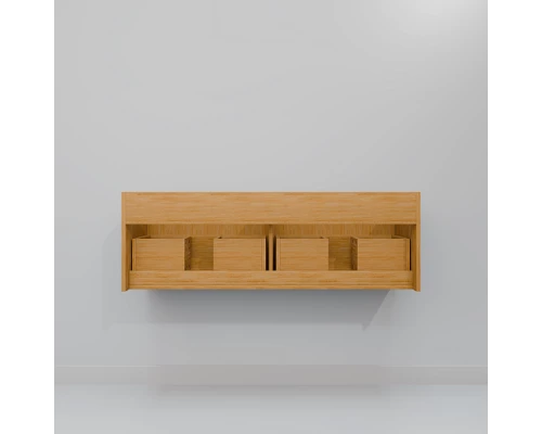 Тумба под раковину ArtDecco Elizabeth 120 AEL12W11D000 подвесная, белый дуб