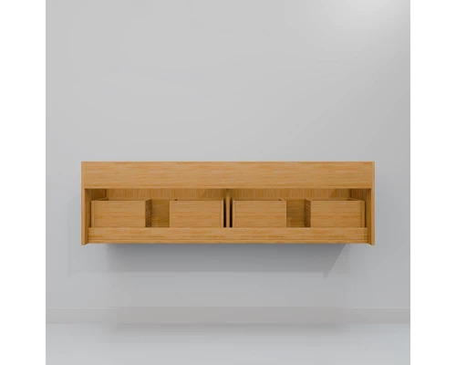 Тумба под раковину ArtDecco Elizabeth 140 AEL14W11D000 подвесная, белый дуб