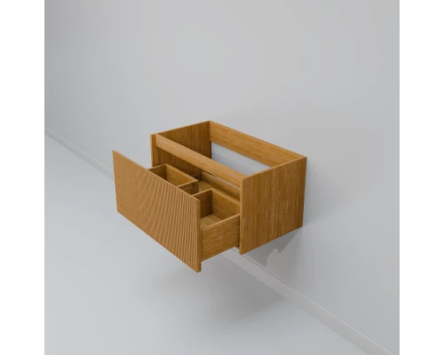 Тумба под раковину ArtDecco Elizabeth 80 AEL08W11S000 подвесная, белый дуб