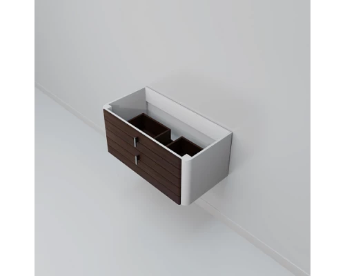 Тумба под раковину ArtDecco Gabriella 90 AGB09W24S000 подвесная, черный орех