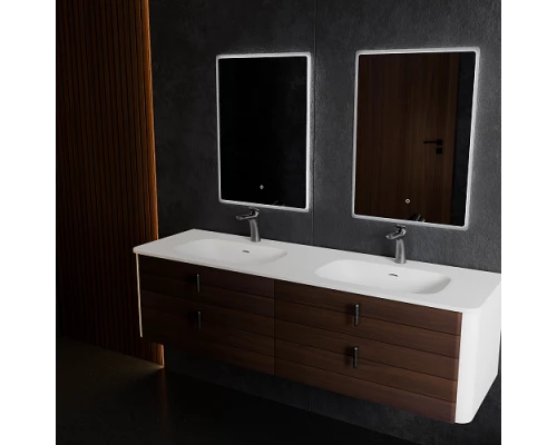 Тумба с раковиной ArtDecco Gabriella 150 AGB15W24D100 черный орех