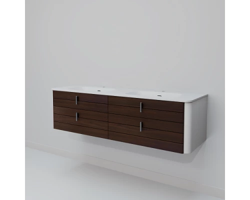 Тумба с раковиной ArtDecco Gabriella 150 AGB15W24D100 черный орех