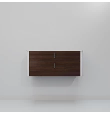 Тумба с раковиной ArtDecco Gabriella 90 AGB09W24S100 черный орех