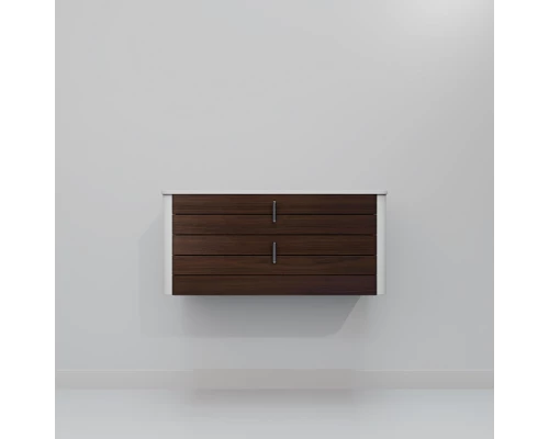 Тумба с раковиной ArtDecco Gabriella 90 AGB09W24S100 черный орех