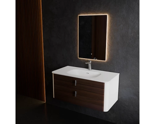 Тумба с раковиной ArtDecco Gabriella 90 AGB09W24S100 черный орех