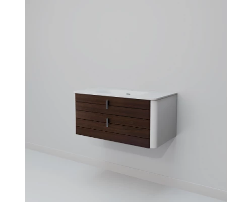 Тумба с раковиной ArtDecco Gabriella 90 AGB09W24S100 черный орех