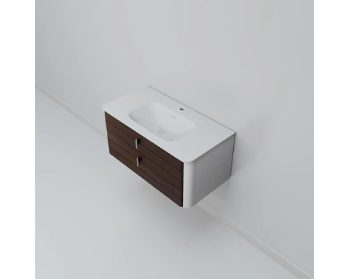 Тумба с раковиной ArtDecco Gabriella 90 AGB09W24S100 черный орех