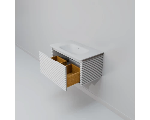 Тумба с раковиной ArtDecco Jacqueline 80 AJC08W34S100 белый