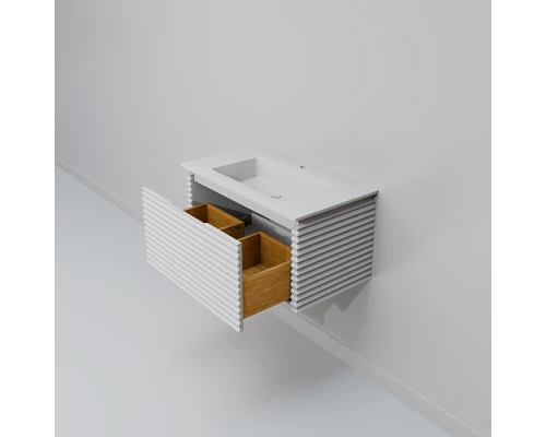 Тумба с раковиной ArtDecco Jacqueline 80 AJC08W34S200 белый