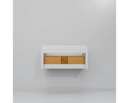 Тумба с раковиной ArtDecco Jacqueline 80 AJC08W34S300 белый