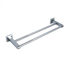 Полотенцедержатель двойной WONZON & WOGHAND STILL, Хром (WW-6611)