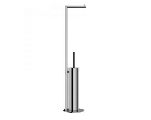 Туалетный ершик в комплекте с держателем туалетной бумаги WONZON & WOGHAND, Хром (WW-V4602-CR)