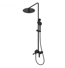 Душевая система WONZON & WOGHAND BRILLIANT, Черный матовый (WW-88047079-MB)