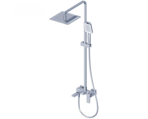 Душевая система WONZON & WOGHAND CUBE 2.0, Хром (WW-88047068-CR)