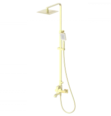 Душевая система WONZON & WOGHAND FLEX, Брашированное золото (WW-88047072-BG)