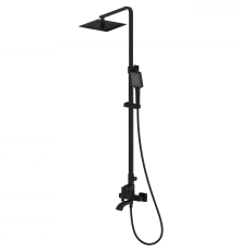 Душевая система WONZON & WOGHAND FLEX, Черный матовый (WW-88047072-MB)