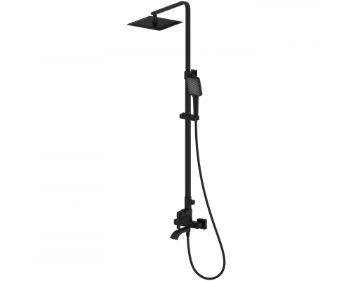Душевая система WONZON & WOGHAND FLEX, Черный матовый (WW-88047072-MB)