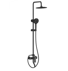 Душевая система WONZON & WOGHAND Line, Темный графит (WW-AE3354-BGG)
