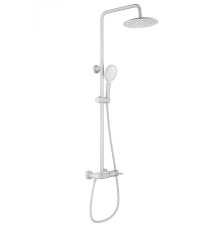 Душевая система WONZON & WOGHAND MUSE Corno, Белый матовый (WW-A30653-MW)
