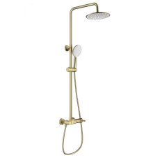 Душевая система WONZON & WOGHAND MUSE Corno, Брашированное золото (WW-A30653-BG)