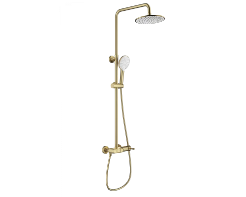 Душевая система WONZON & WOGHAND MUSE Corno, Брашированное золото (WW-A30653-BG)