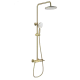 Душевая система WONZON & WOGHAND MUSE Corno, Брашированное золото (WW-A30653-BG)