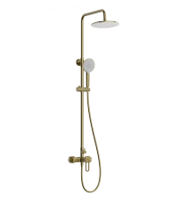 Душевая система WONZON & WOGHAND, Брашированное золото (WW-B2166-A-BG)